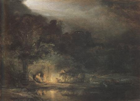 REMBRANDT Harmenszoon van Rijn The Rest on the Flight into Egypt (mk33) China oil painting art